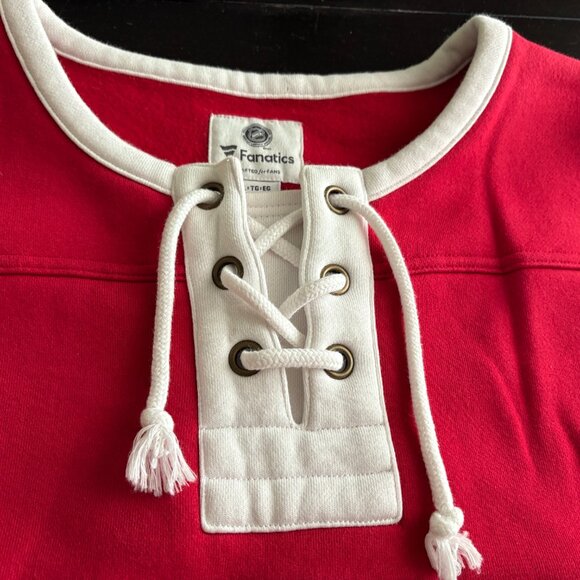 Mens Fanatics Montreal Canadiens Red NHL Sweatshirt Size XL - Picture 3 of 6